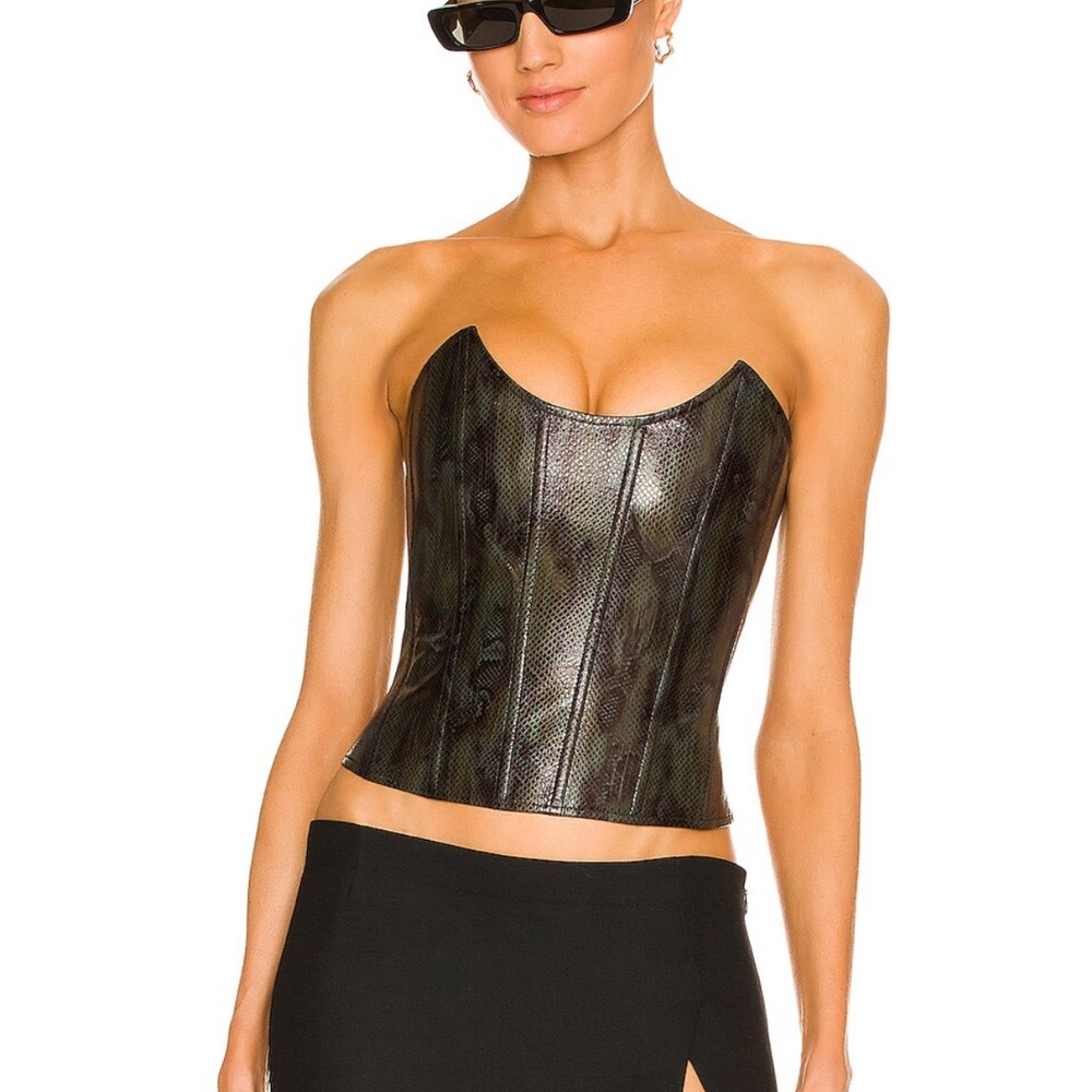 Miaou Leila corset in Forest Python